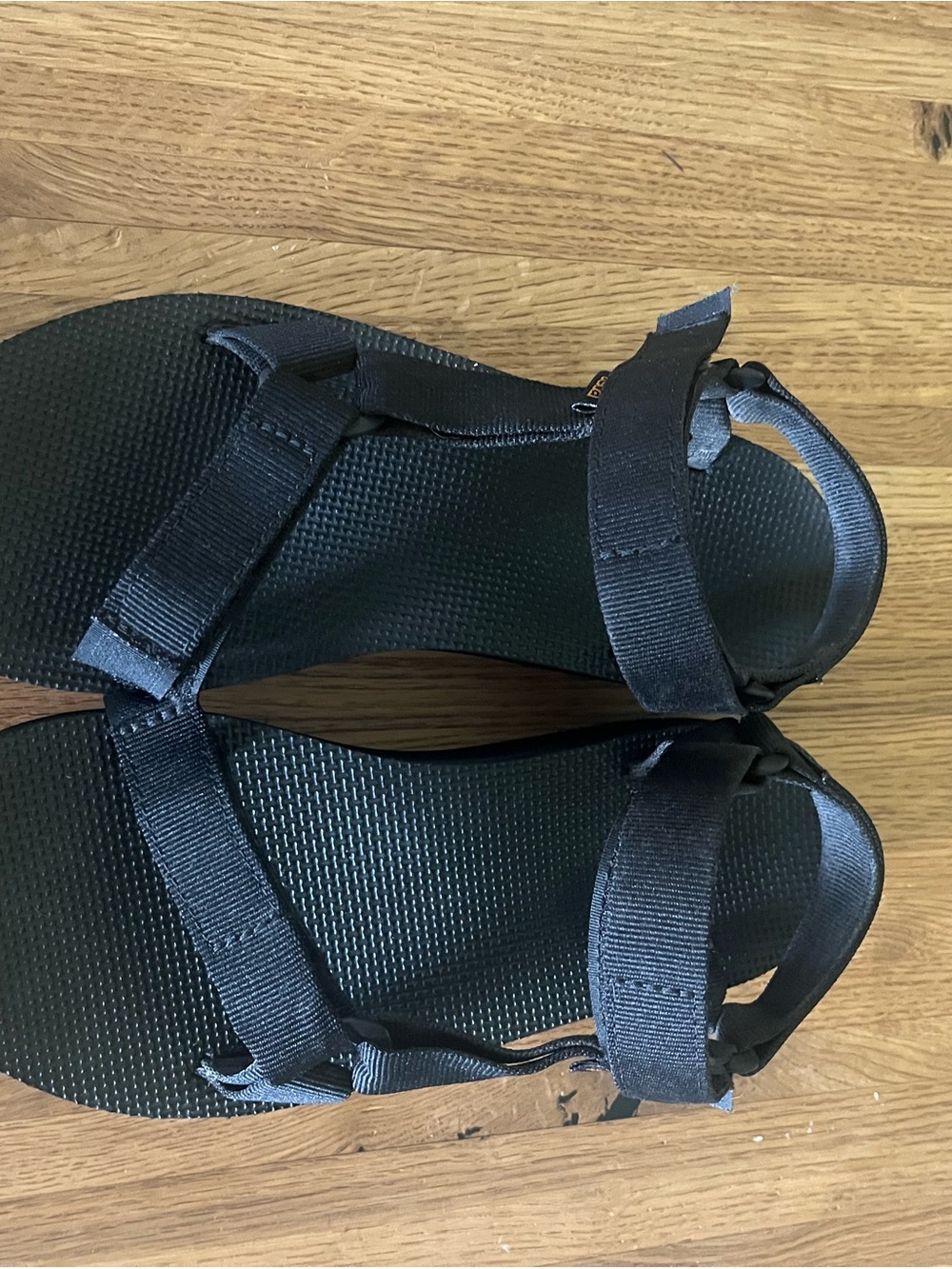 Teva Black Thick-Strap midform Sandals - Picture 2 of 5